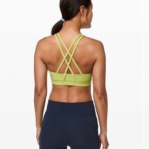 Lululemon Energy Bra in Wasabi Size 8